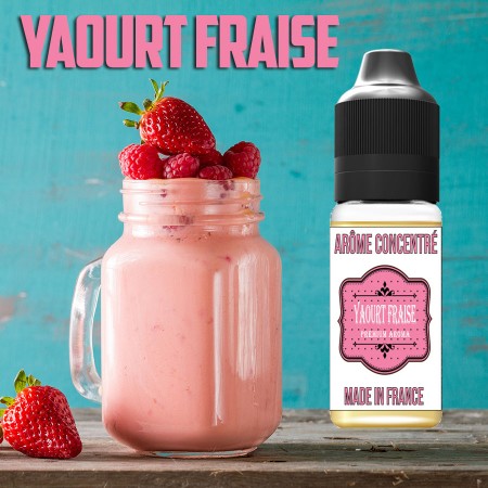 E-liquide naturels - Goût arôme yaourt fraise - VDP