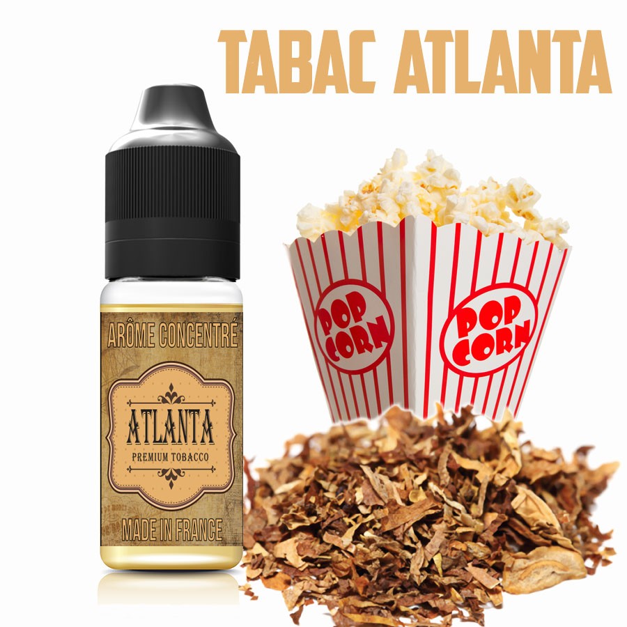 E-liquide naturels - Goût arôme Tabac Atlanta - VDP
