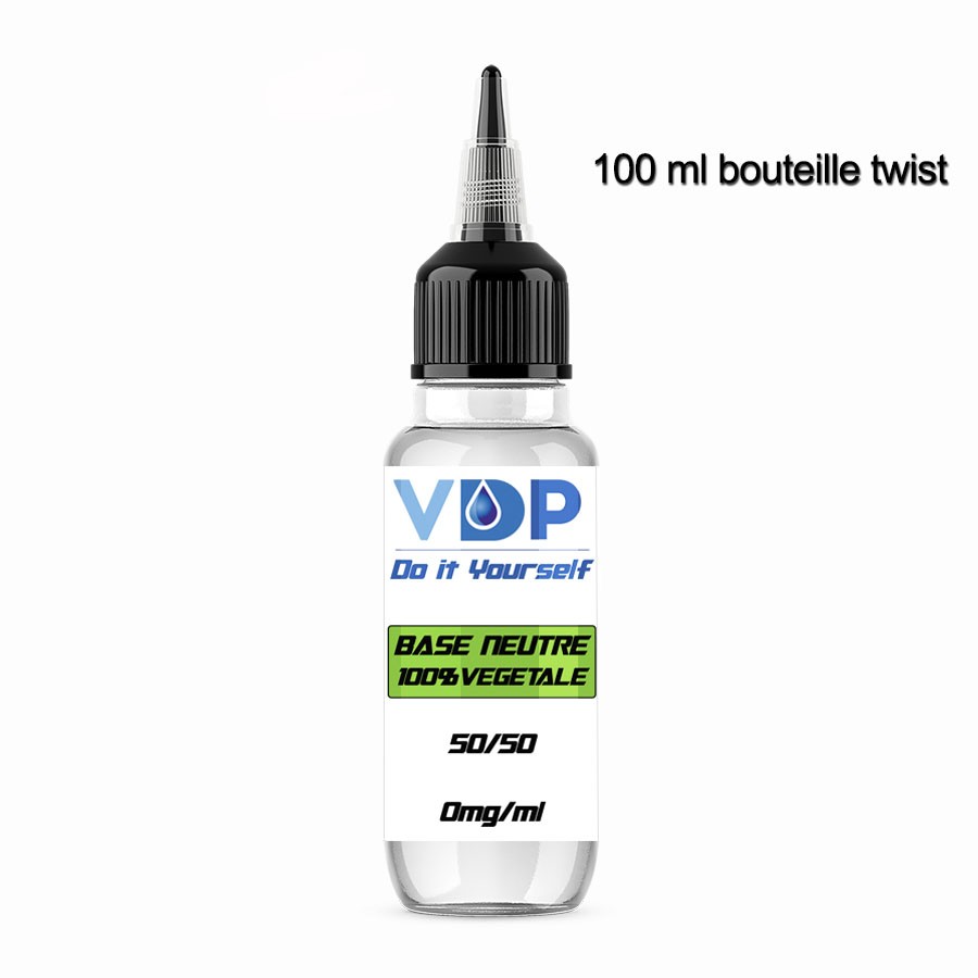 E-liquide naturels - BASE 50/50 - VDP - 100% Naturelle - 100ml - VDP