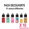 Pack découverte, E- liquides 100% naturels - Produit en France par la société VDP - 100% naturel et francais