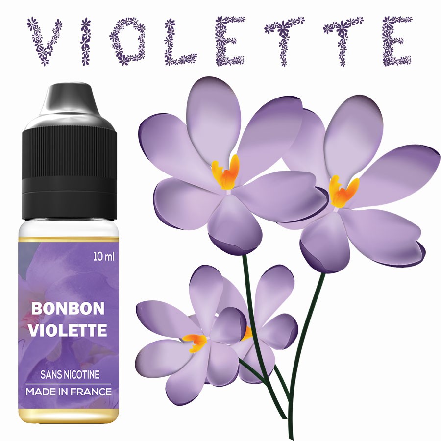 Arôme naturel bonbon violette ◇ Arômes alimentaires liquides